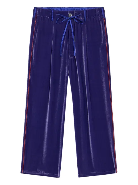 Pierre-Louis Mascia pleated side-stripe trousers