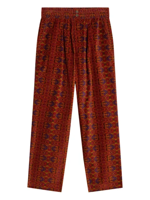 Pierre-Louis Mascia patterned corduroy trousers
