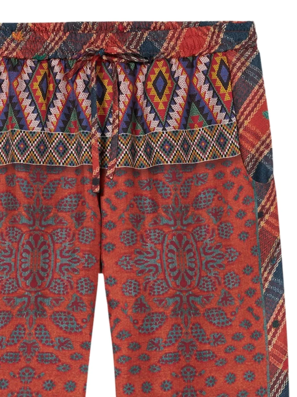 Pierre-louis Mascia Paisley-patterned Drawstring Trousers In Red