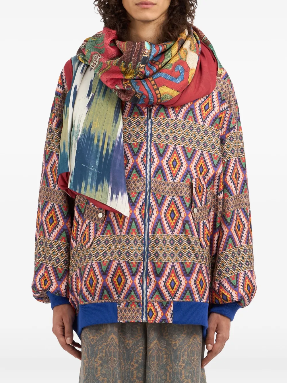 Pierre-Louis Mascia Aloewon scarf Rood
