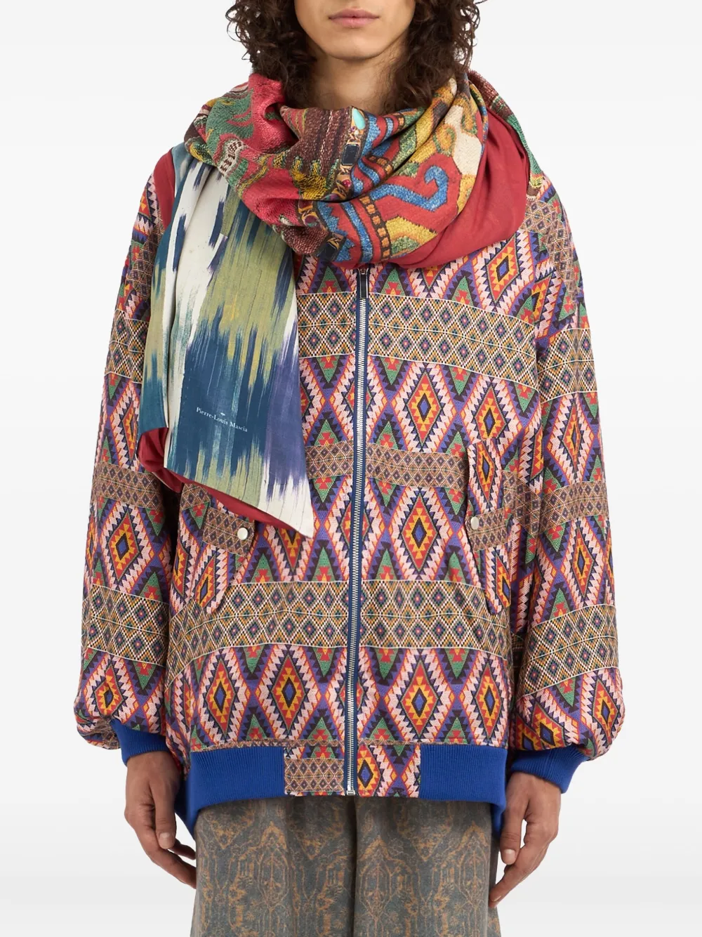 Pierre-Louis Mascia Aloewon scarf Rood
