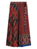 Pierre-Louis Mascia Dylan maxi pleated skirt - Red