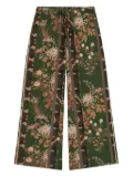 Pierre-Louis Mascia Adanastr floral-print trousers - Green
