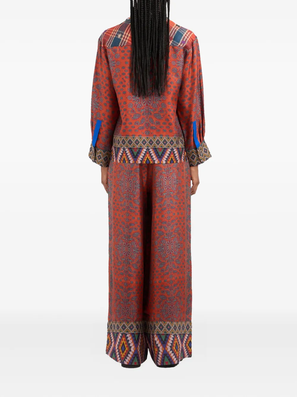 Pierre-louis Mascia Paisley-print Pocket Shirt In Multi