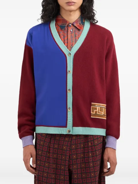 Pierre-Louis Mascia colour-block panelled cardigan