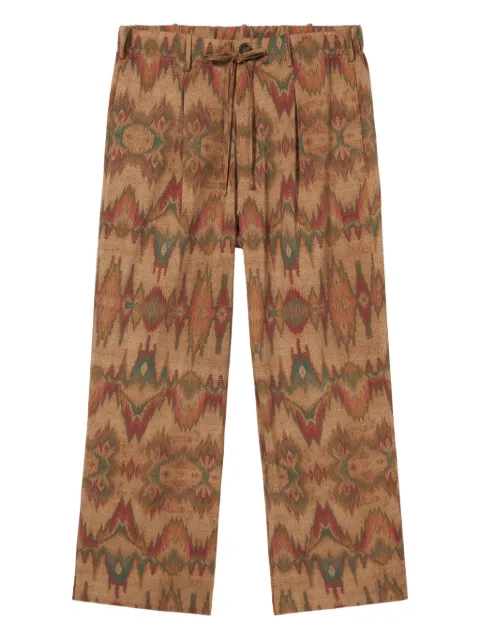 Pierre-Louis Mascia pantalon imprimé à pinces