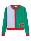 Pierre-Louis Mascia colour-block panelled cardigan - Purple