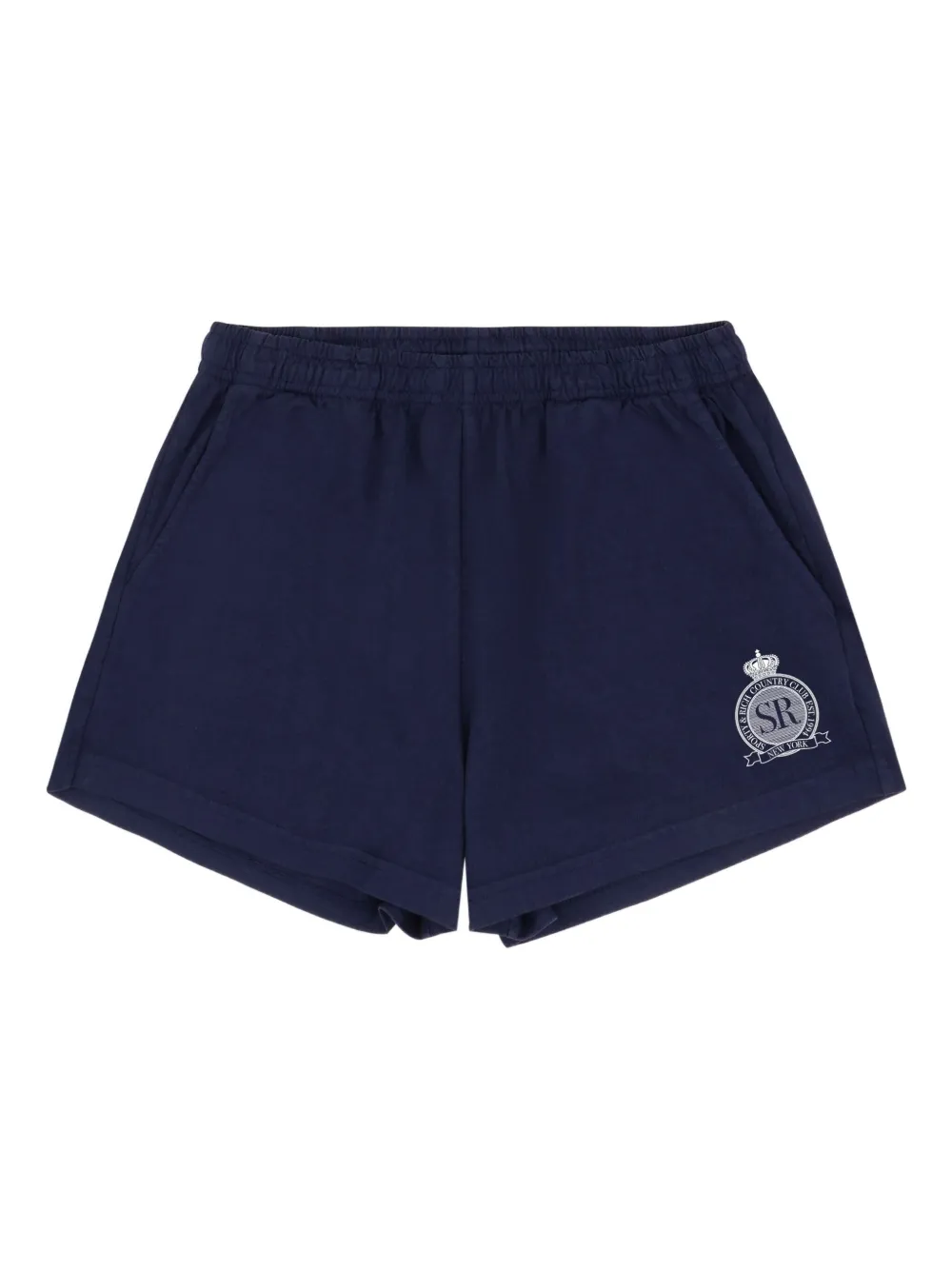 Sporty & Rich Royal Club Disco shorts Blauw