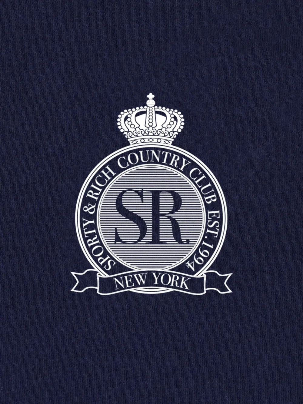 Sporty & Rich Royal Club Disco shorts Blauw