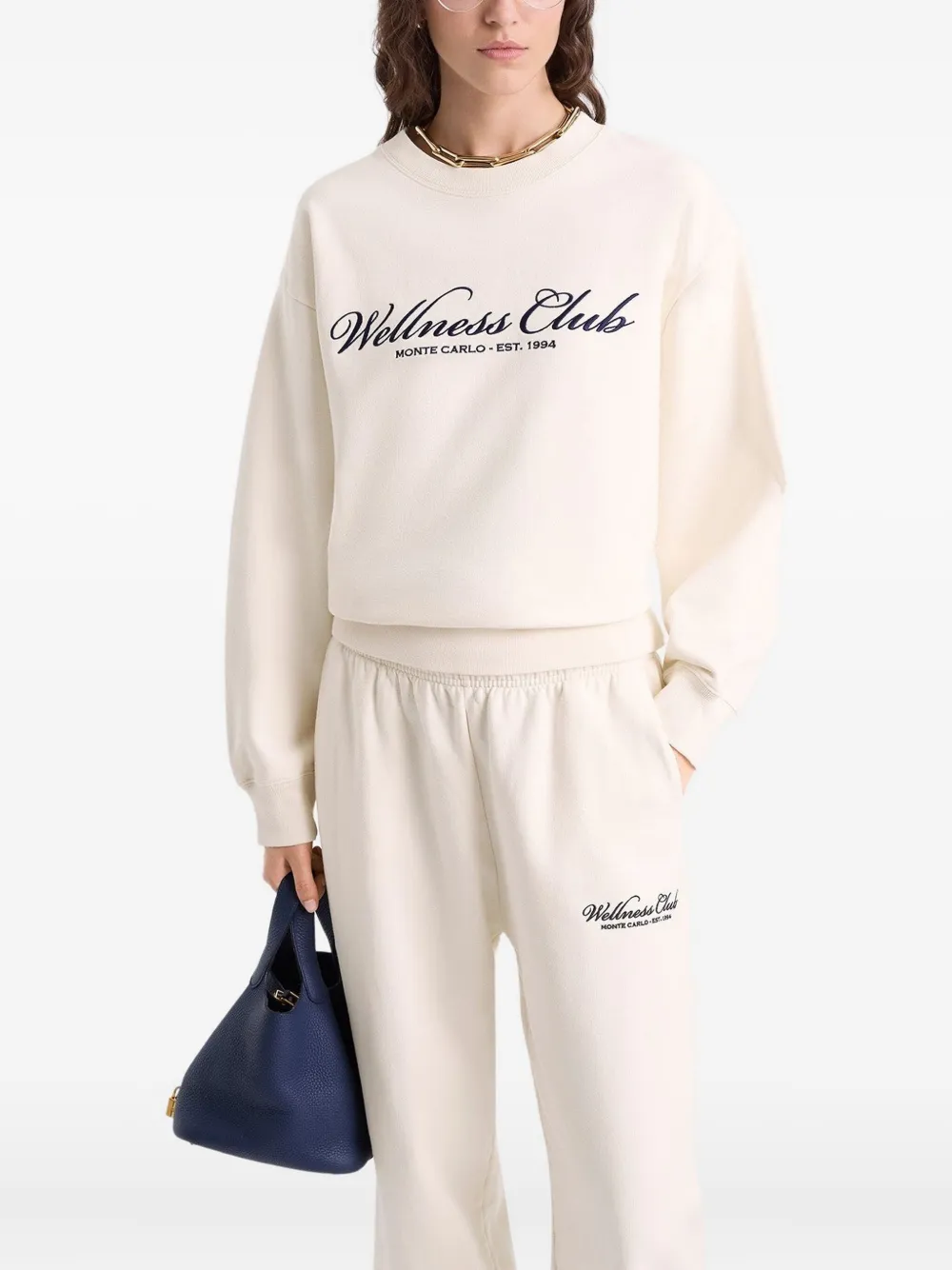 Sporty & Rich Wellness Club sweatpants Beige