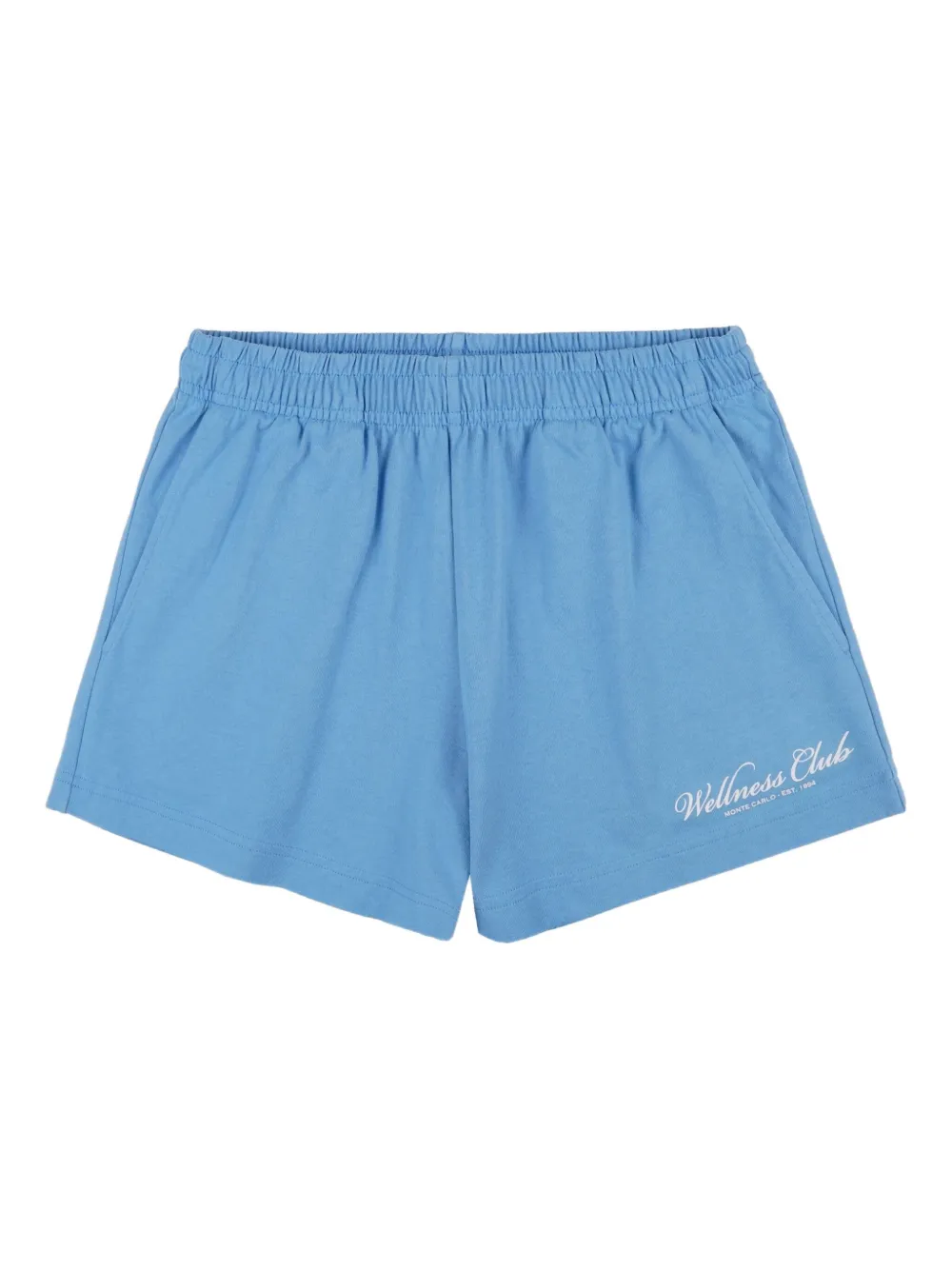 Sporty & Rich Wellness Club Disco shorts Blauw