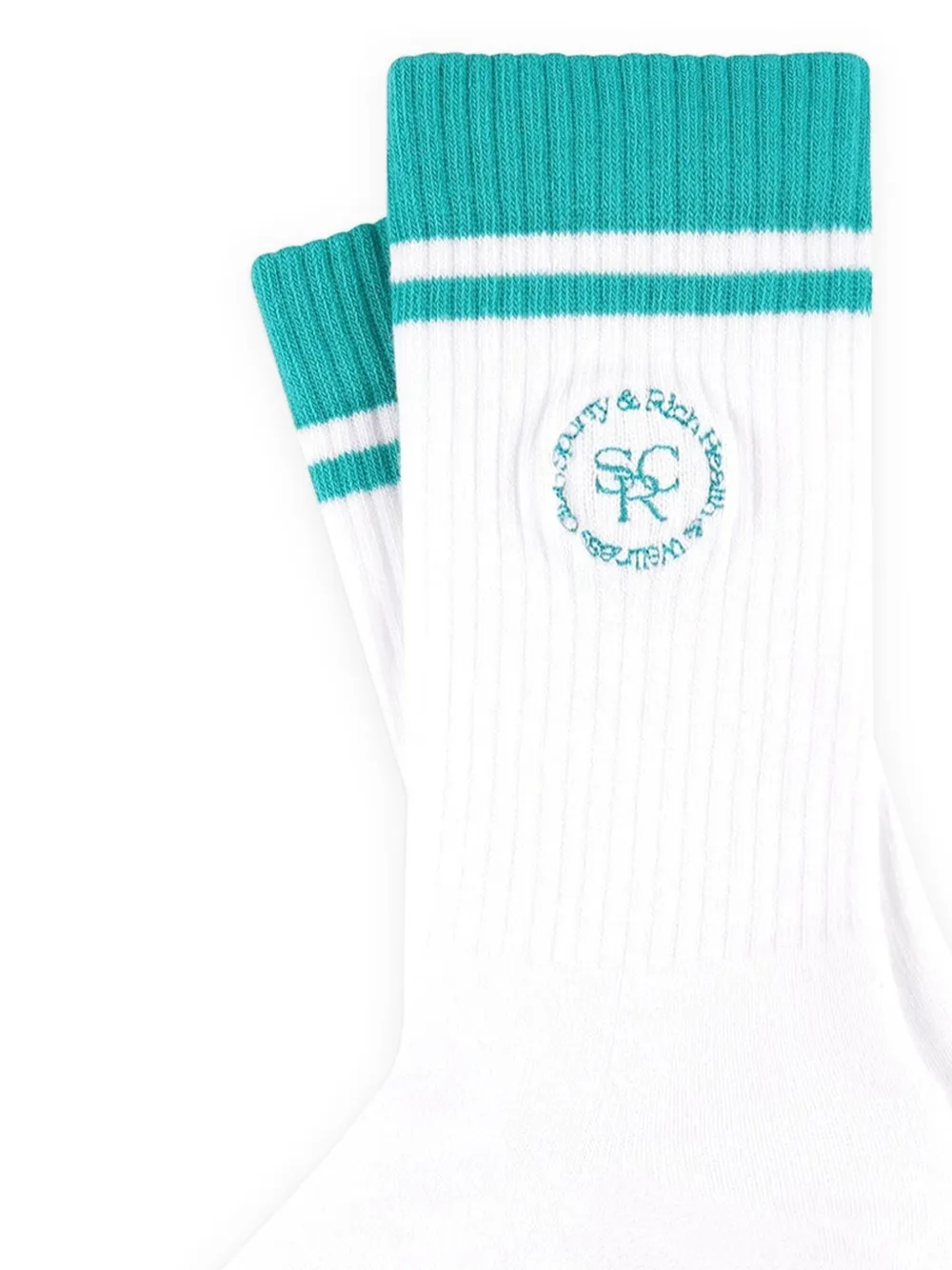 Sporty & Rich logo-embroidered socks | Women | Image 2