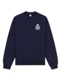 Sporty & Rich Royal Club crest-embroidered sweatshirt - Blue