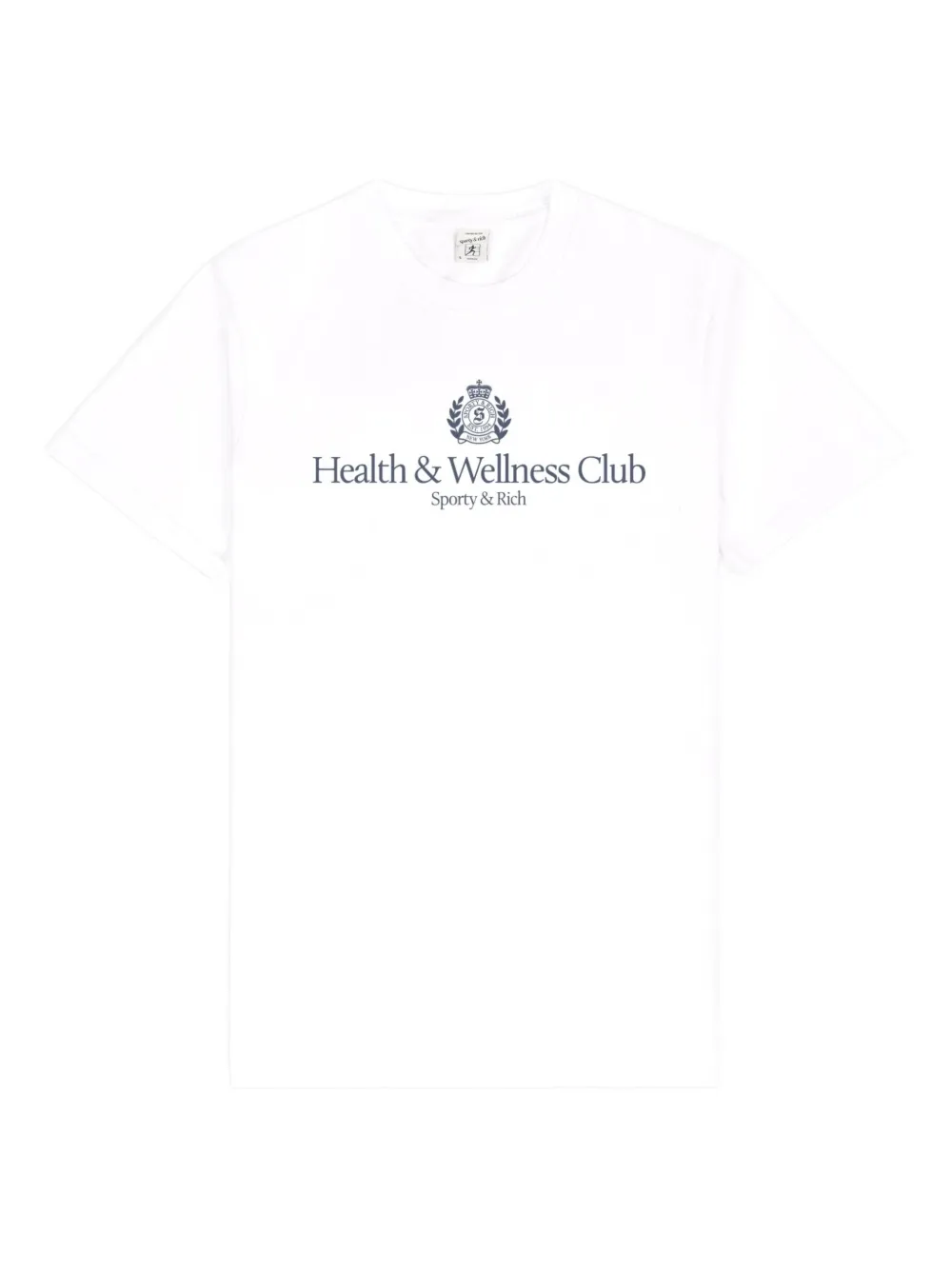 Sporty And Rich H&w Logo-embellished T-shirt In White