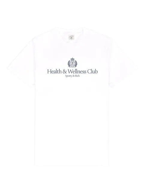 Sporty & Rich H&W logo-embellished T-shirt