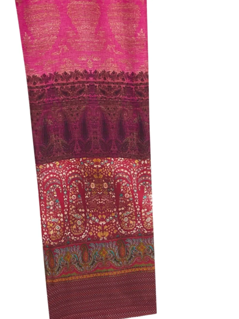 Pierre-Louis Mascia Aloe broek met trekkoord en paisley-print Roze