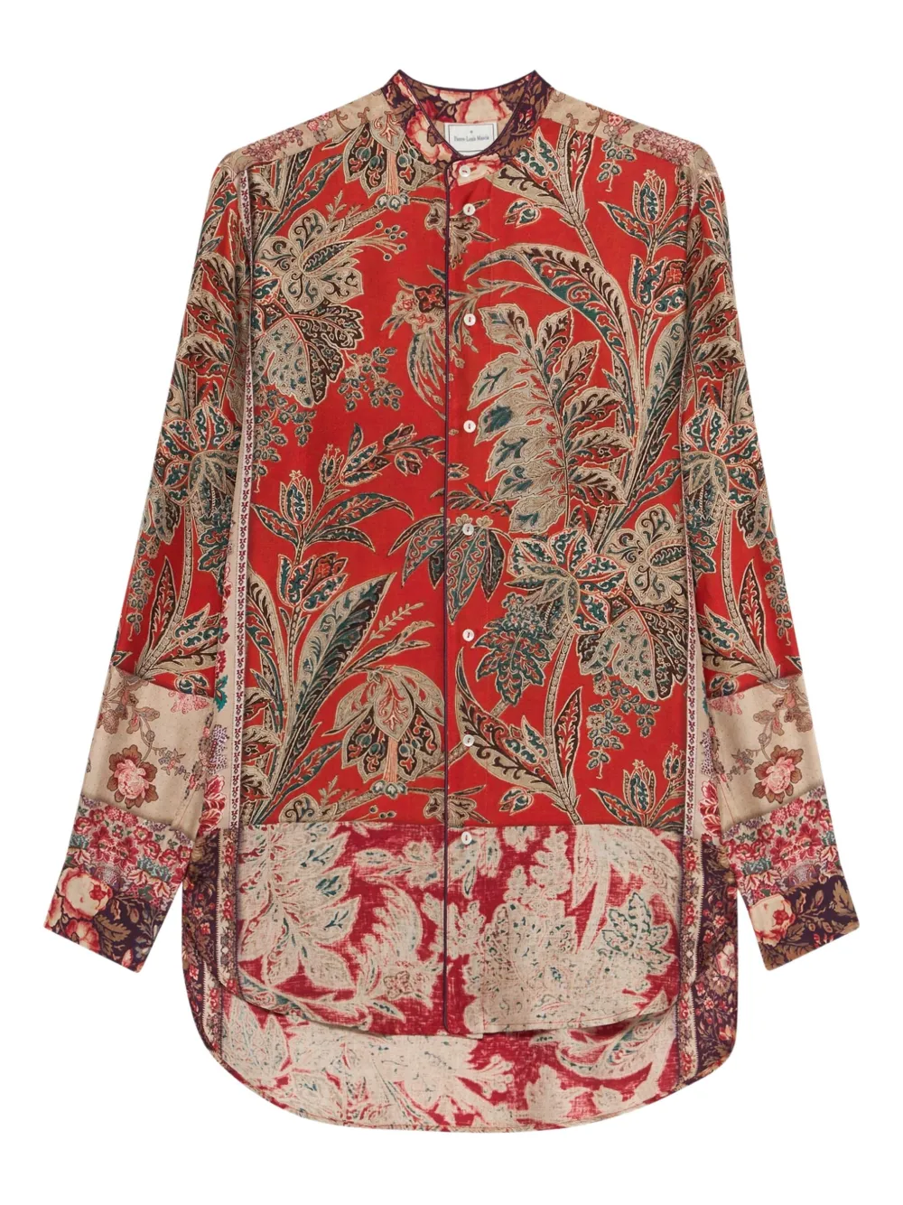 Pierre-Louis Mascia Blouse met paisley-print Rood