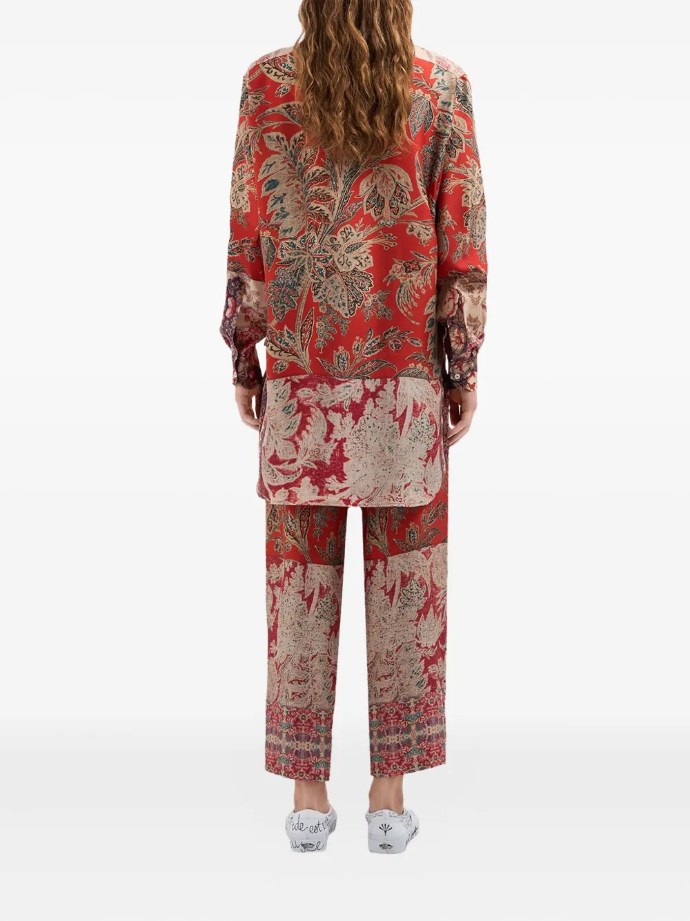 Pierre-Louis Mascia Blouse met paisley-print Rood