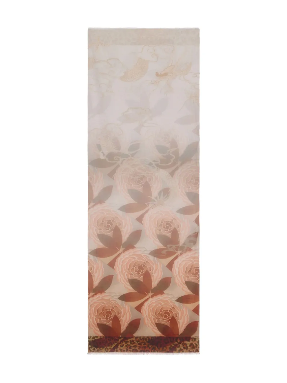 Pierre-Louis Mascia floral -print scarf Beige