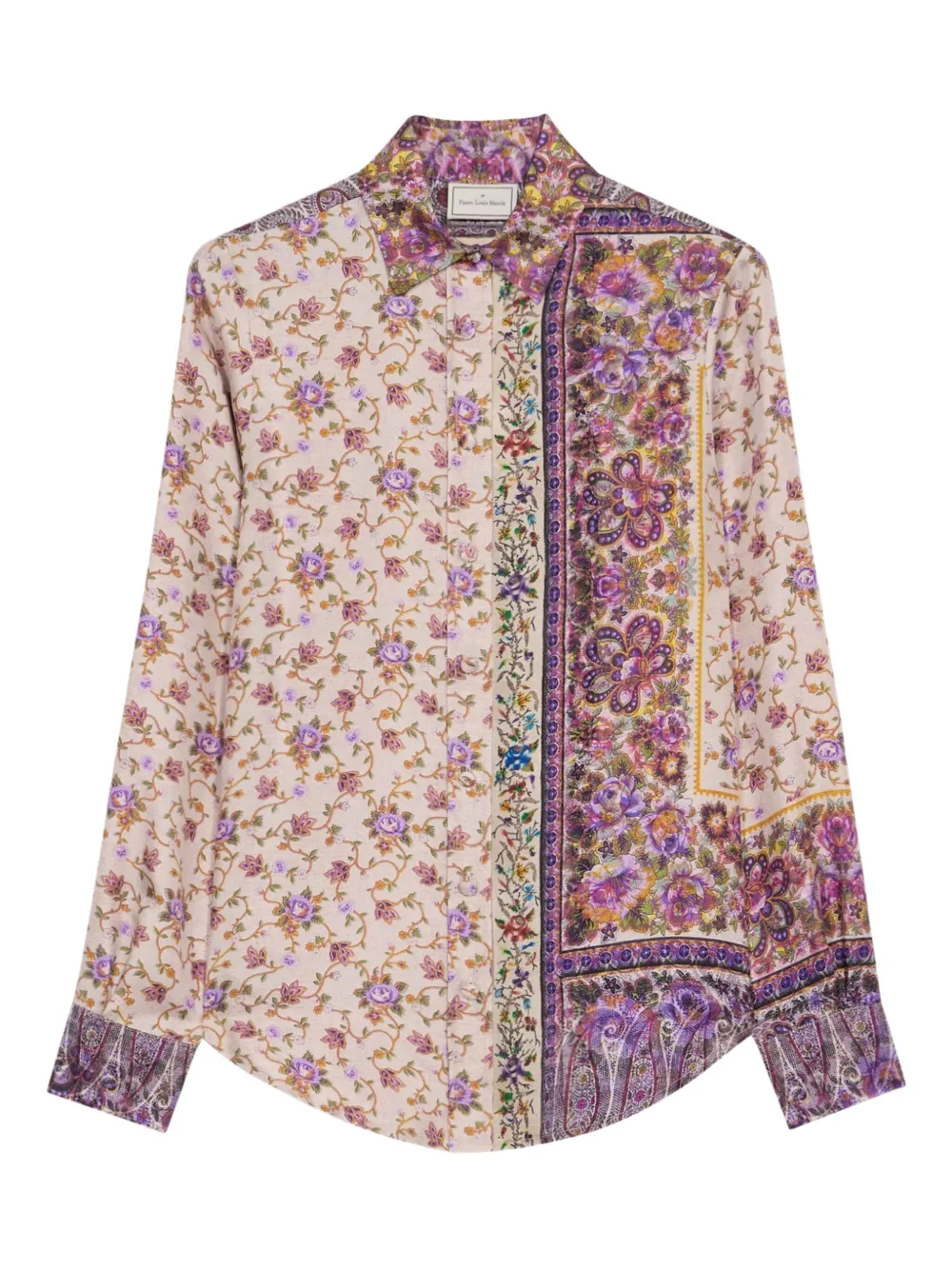 Pierre-Louis Mascia Aloe overhemd met paisley-print Beige