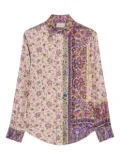 Pierre-Louis Mascia Aloe paisley-print shirt - Neutrals