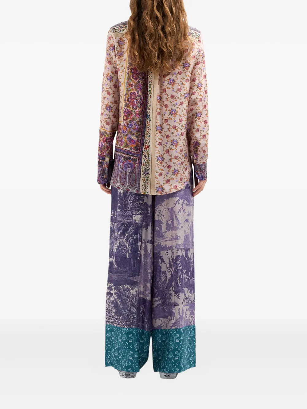 Pierre-Louis Mascia Aloe overhemd met paisley-print Beige