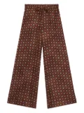 Pierre-Louis Mascia Aloe palazzo pants - Brown