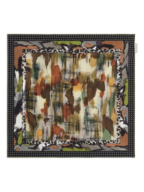 Pierre-Louis Mascia Aloeuw abstract-print silk scarf