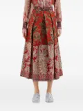 Pierre-Louis Mascia Salato floral-print cotton skirt - Red