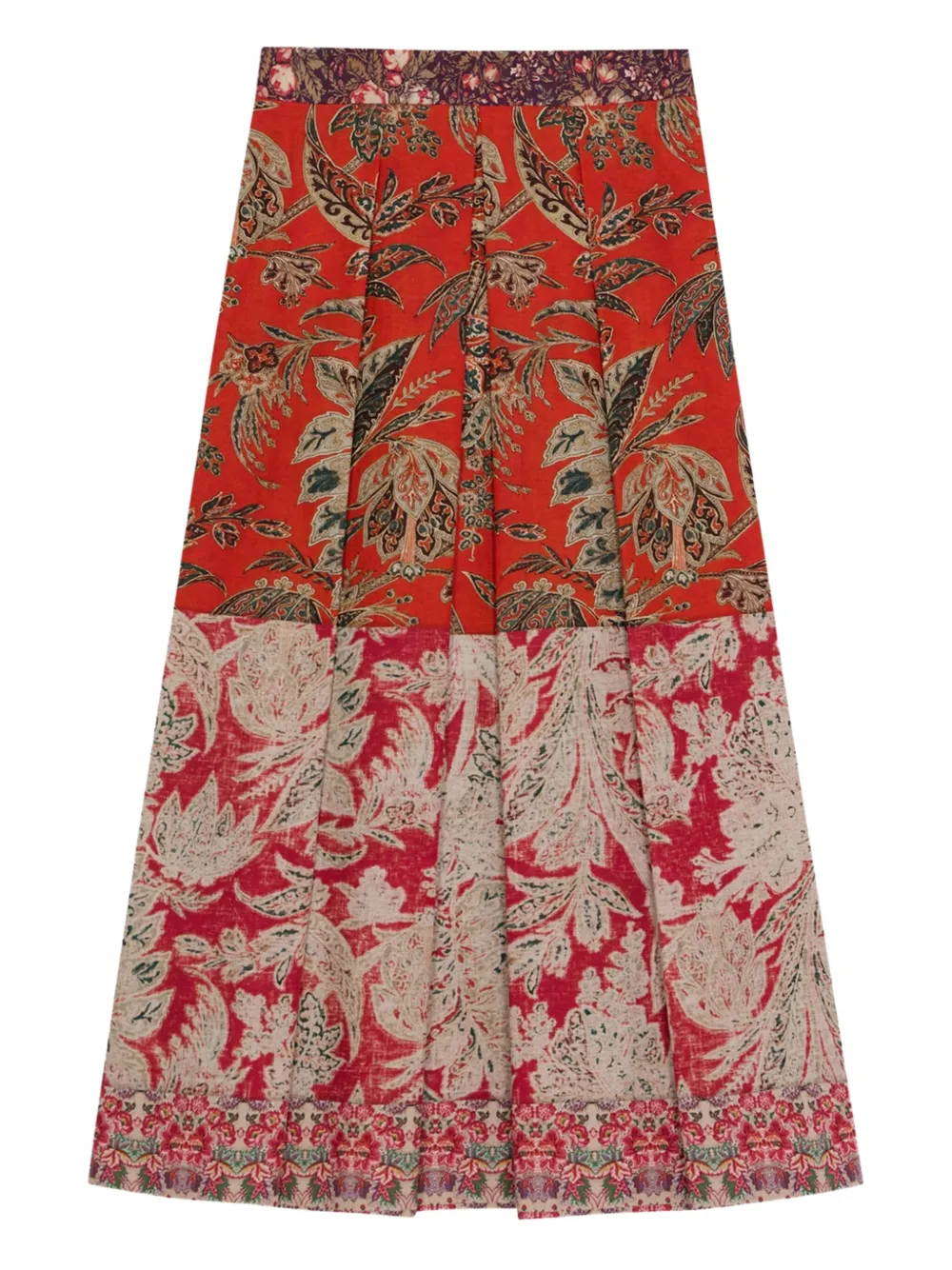 Pierre-Louis Mascia Salato katoenen rok met bloemenprint Rood