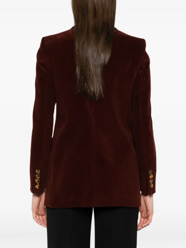 Blazé Milano コーデュロイ ダブルジャケット | ブラウン