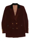 Blazé Milano corduroy double-breasted jacket - Brown