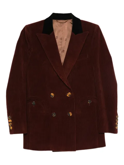 Blazé Milano corduroy double-breasted jacket