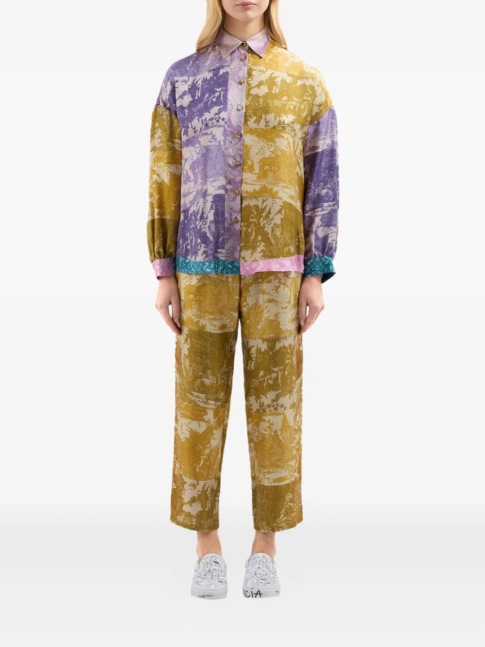 Pierre-Louis Mascia Aloe blouse Geel