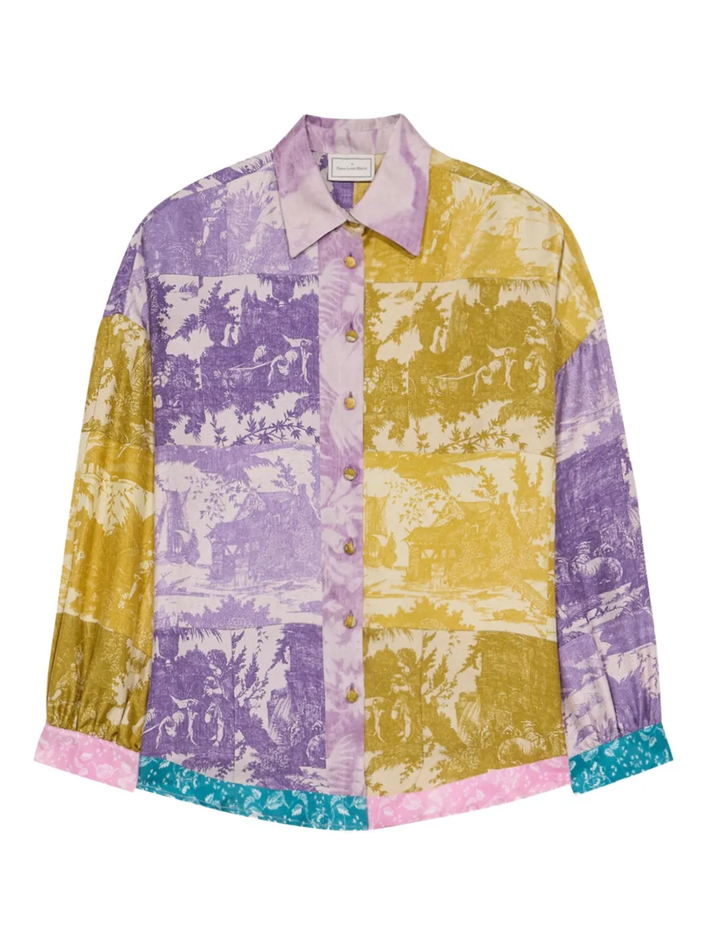Pierre-Louis Mascia Aloe blouse Geel