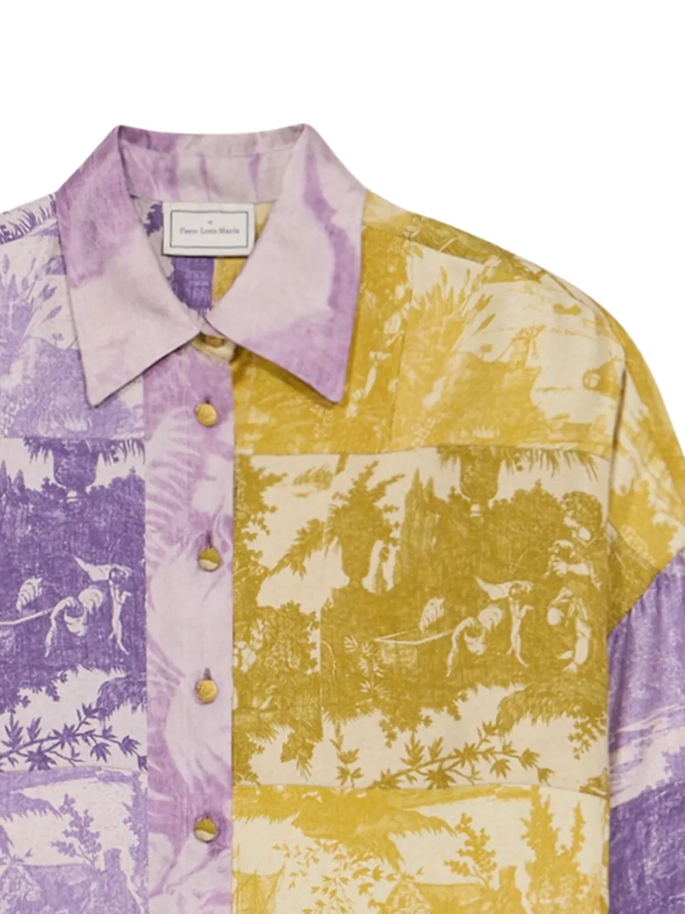 Pierre-Louis Mascia Aloe blouse Geel