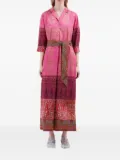 Pierre-Louis Mascia Diomedes belted shirt dress - Pink