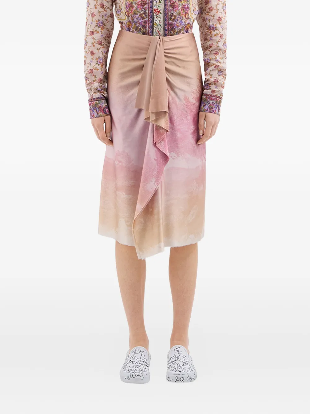 Pierre-Louis Mascia Adastrgum gedrapeerde rok Roze