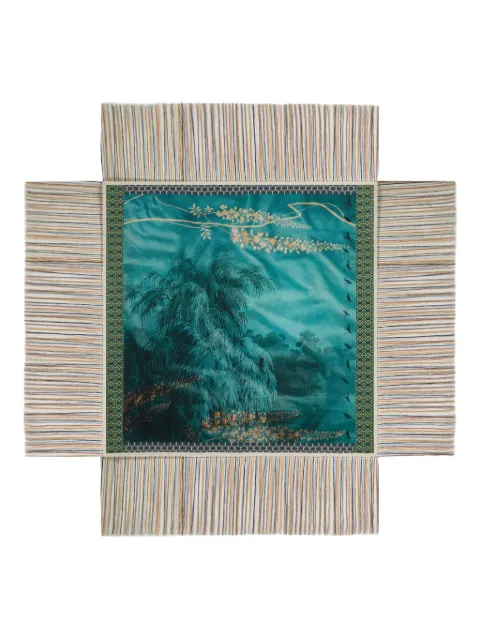 Pierre-Louis Mascia Aloeuw silk shawl