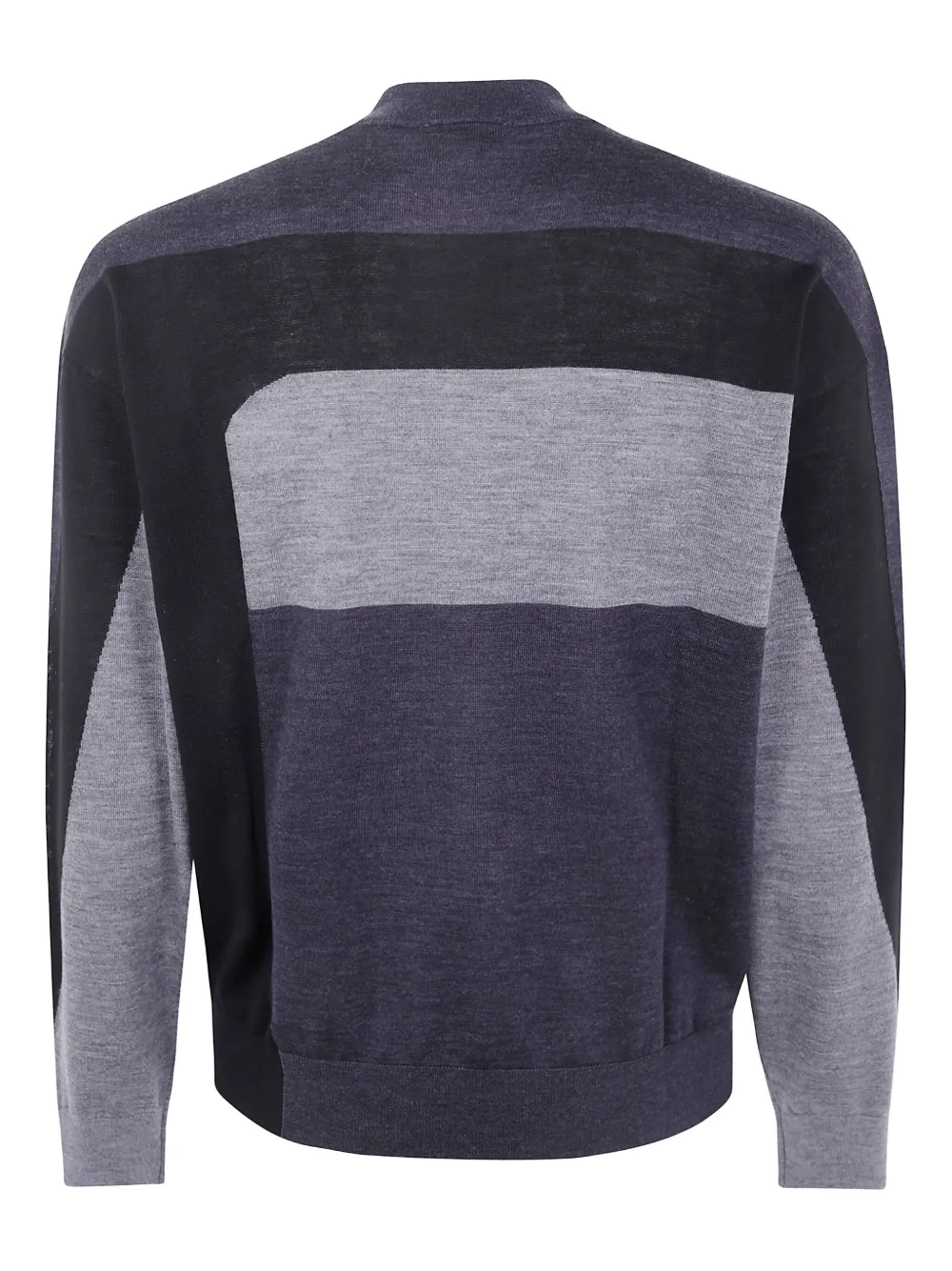 Emporio Armani block-panel wool sweater | Knitted Sweaters | Image 2