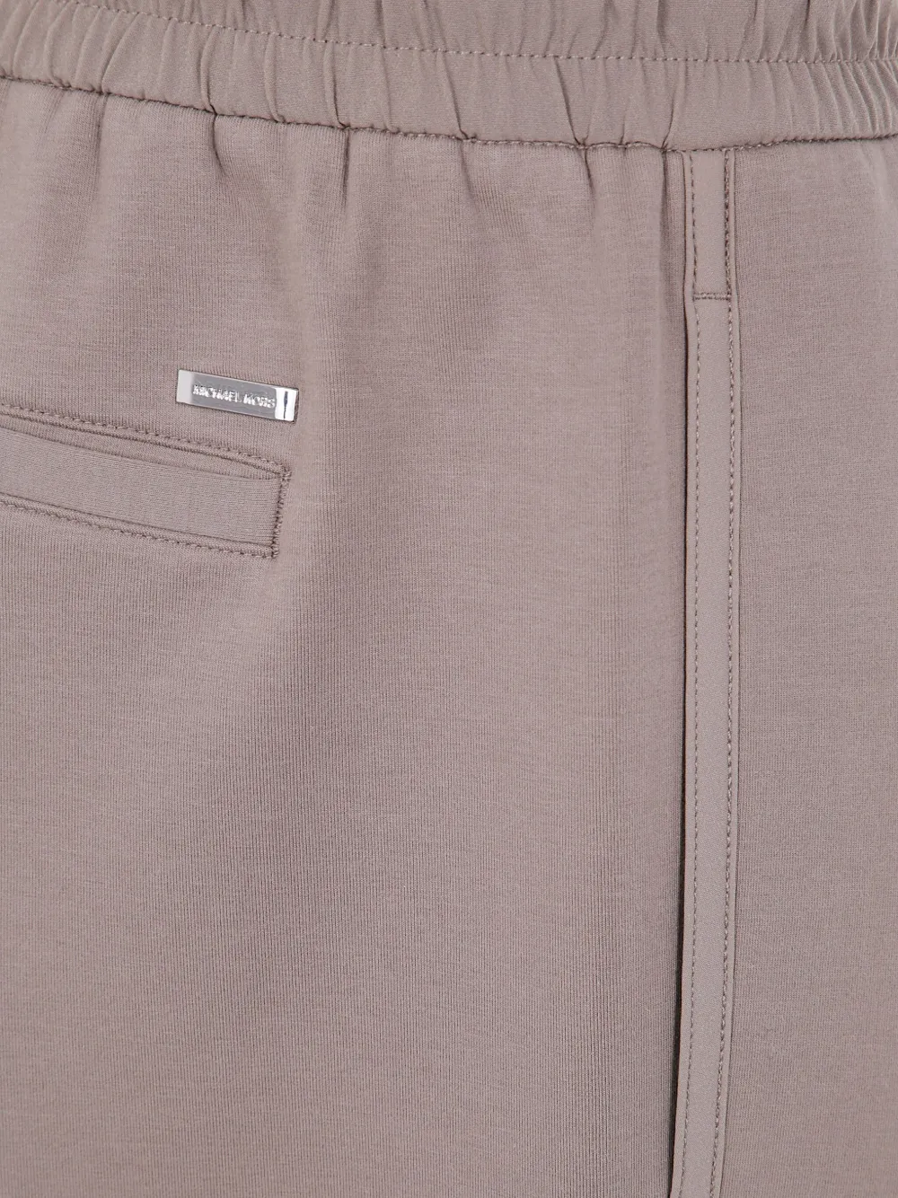 Michael Kors Katoenen trainingsbroek met elastische tailleband Bruin
