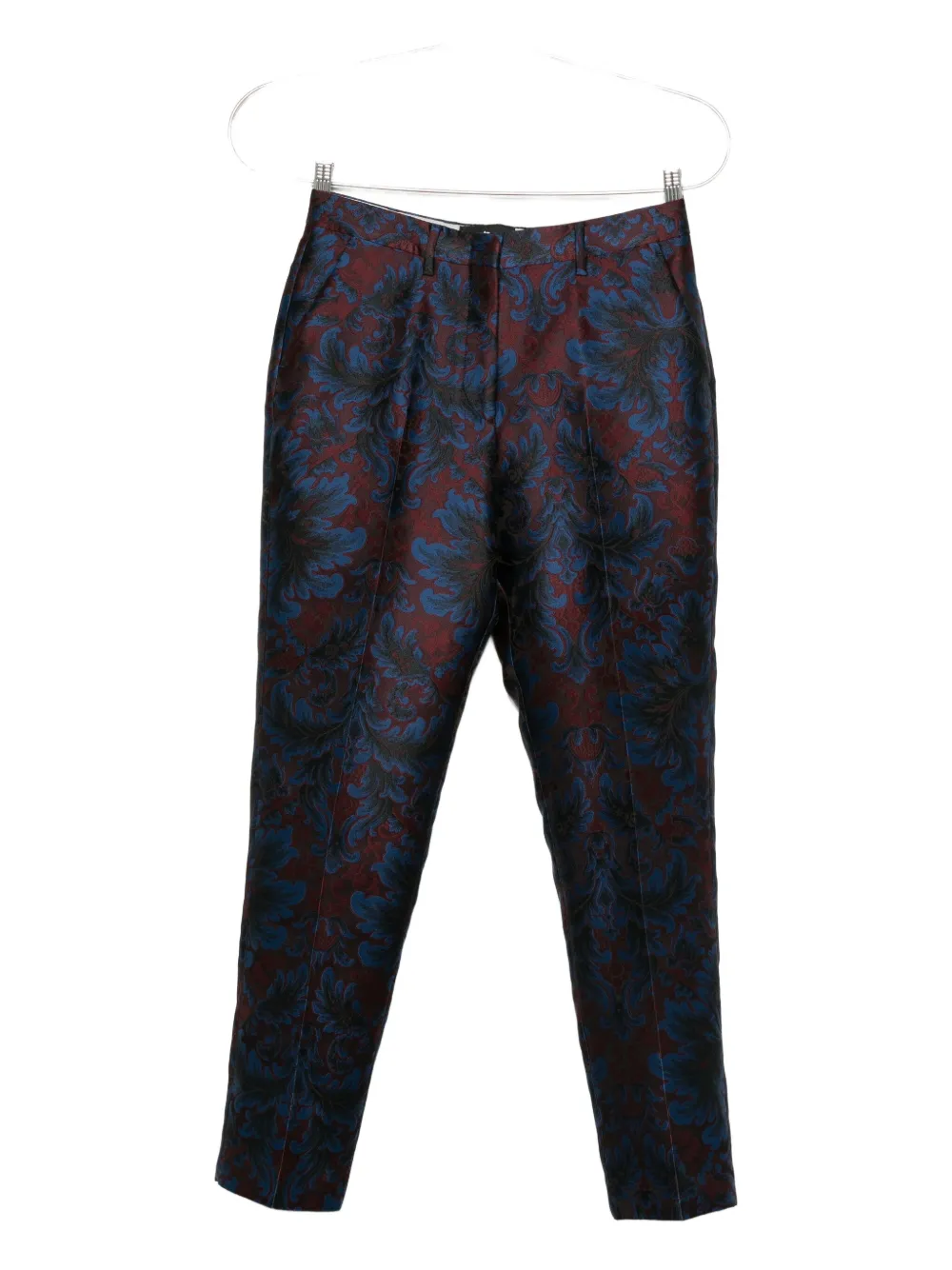 ETRO damask-print trousers - Blu