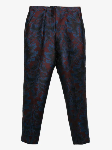 ETRO damask-print trousers