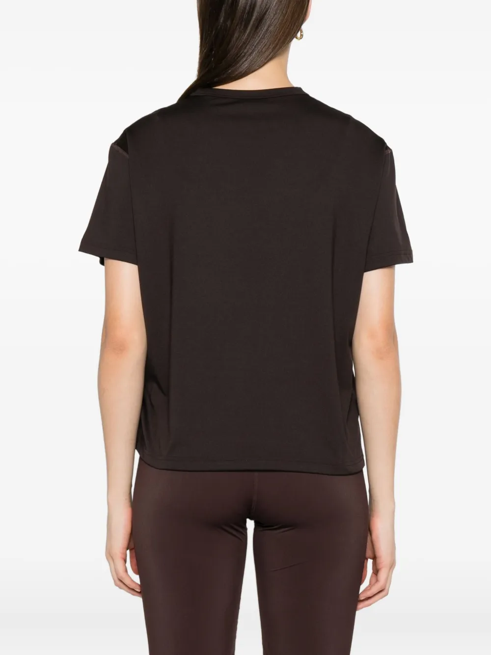 JIL SANDER+ T-shirt met logo-applicatie Bruin