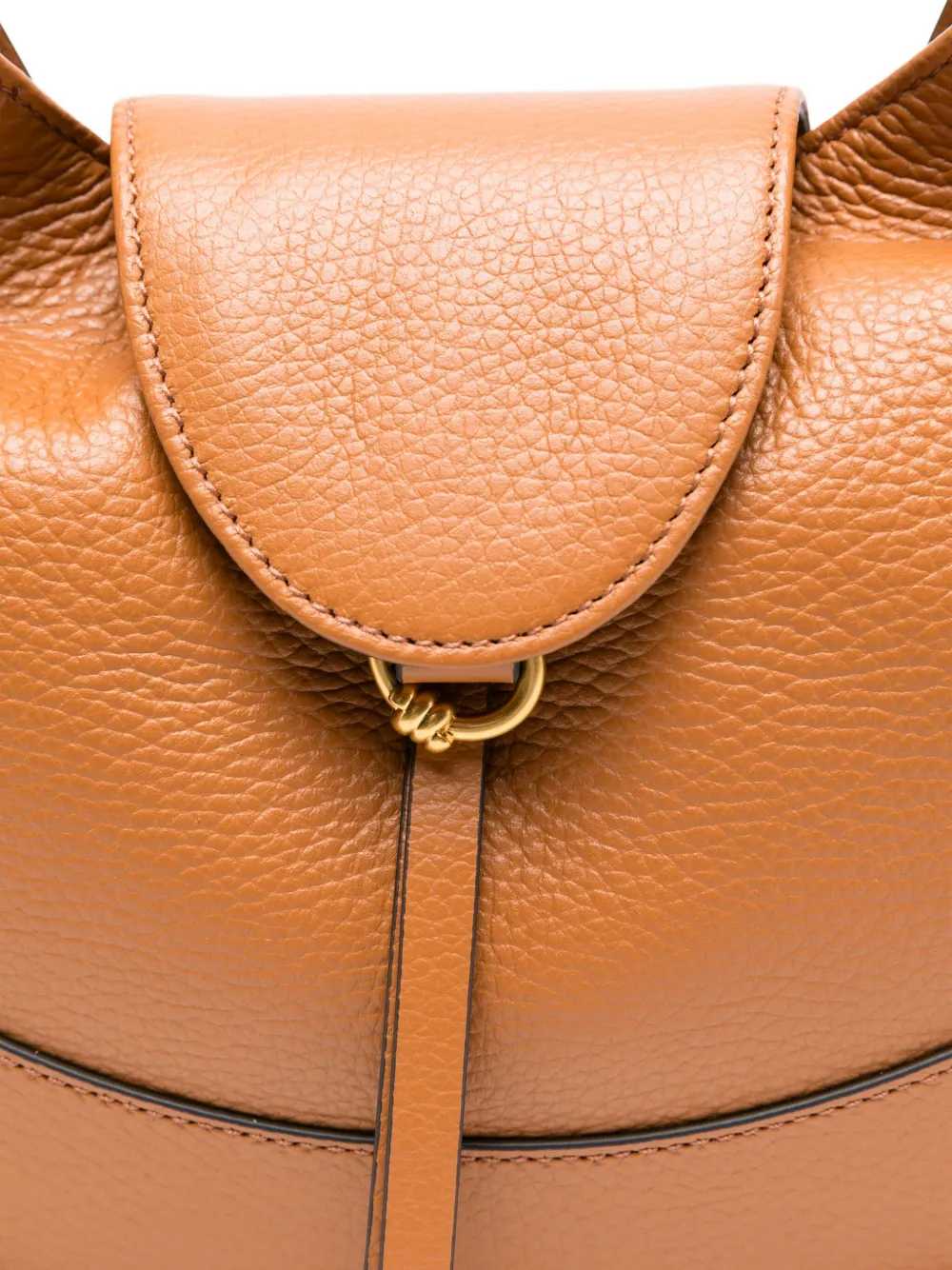 GIANNI CHIARINI Edith leren shopper Bruin