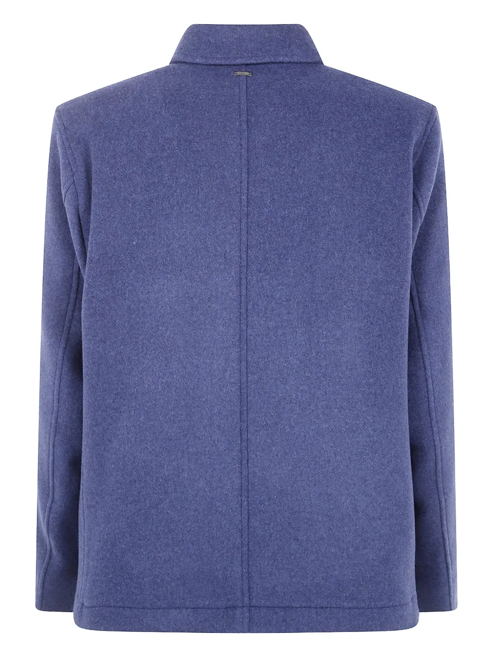 Herno Shirtjack met opgestikte zak Blauw