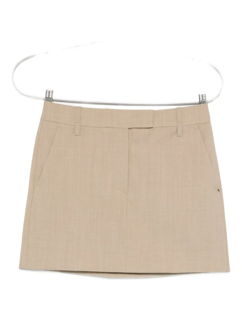Sportmax wool-blend mini skirt - Toni neutri