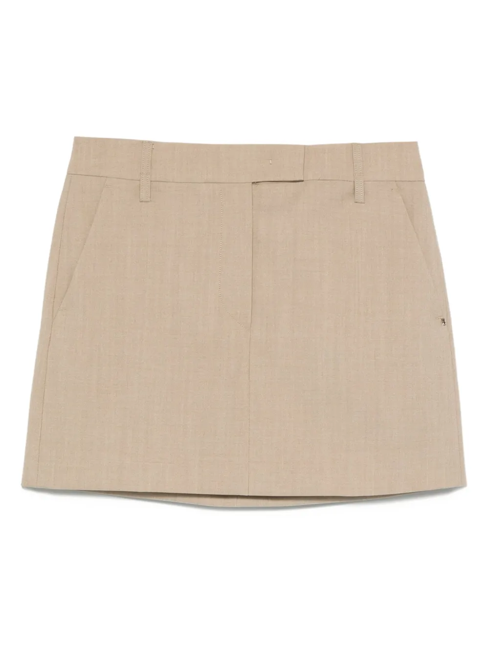 Sportmax Mini-rok van wolmix Beige