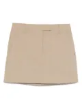 Sportmax wool-blend mini skirt - Neutrals