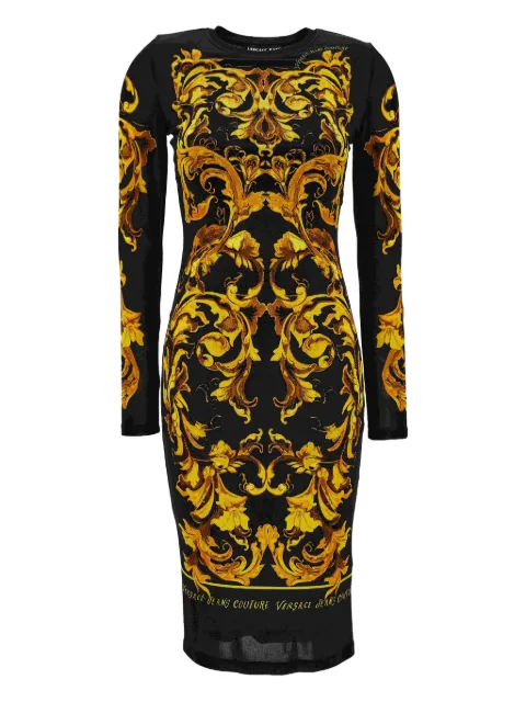 Versace Jeans Couture vestido con estampado barroco